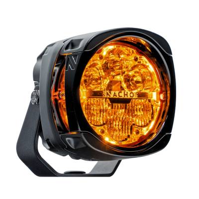 Nacho Offroad Technology - NACHO Offroad Technology PM491 NACHO Quatro SAE Spot Combo Amber Lens