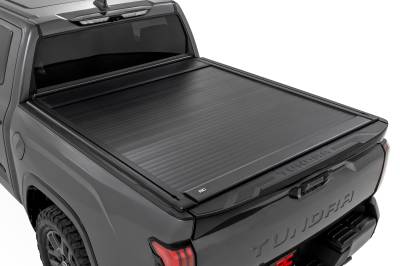 Rough Country Suspension Systems - Rough Country 53514551 Manual Retractable Bed Cover for 22-26 Tundra 2/4WD 5.7'