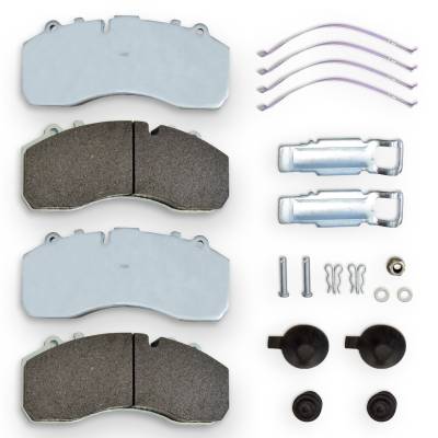 NRS Brakes - NRS Brakes NS1203 Disc Brake Pad Set for MAN Motor Coach Ind Prevost Proterra