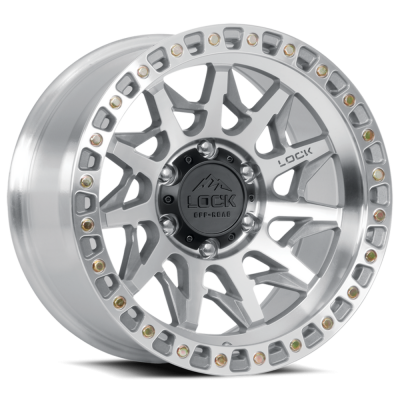 Lock Off-Road - Lock Off-Road LC01 Lunatic 17x9 8x6.5 12mm Machined LUNATIC-7986MC12N