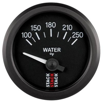 Stack - Stack ST3208 Gauge Water Temp Electric 52mm Black 100-250F 1/8" NPTF