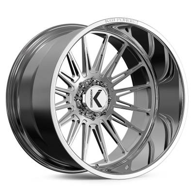KG1 Wheels - KG1 Wheels KC064241469PS-2 KC064 Taze 24x14 6x5.5 -76mm Polished