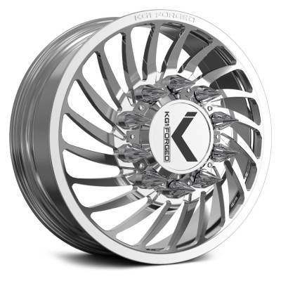 KG1 Wheels - KG1 Wheels KD023F2482528PS-R KD023 Bender 24x8.25 10x285 145mm Polished