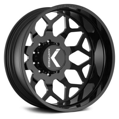 KG1 Wheels - KG1 Wheels KD016I2482520GB KD016 Luxor 24x8.25 8-200 145mm Gloss Black