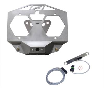 Motobilt - Motobilt MB2115-LD-PL6 Spare Tire License Plate Relocation for Jeep Wrangler JL