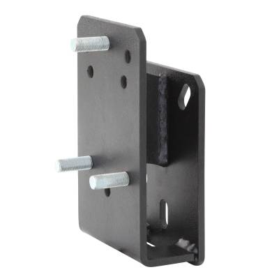 Smittybilt - Smittybilt 3721 Black Spare Tire Relocation Bracket for 76-18 Jeep CJ/Wrangler