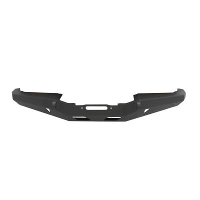 Smittybilt - Smittybilt 76810 XRC Front Bumper w/Winch Plate Black for 84-01 Jeep Cherokee XJ