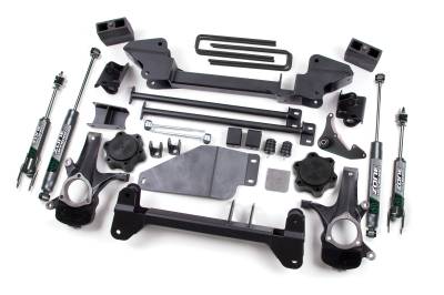 Zone Offroad - Zone Offroad 6" Suspension Lift Zone Shocks Silverado/Sierra 1500 4WD ZONC3N