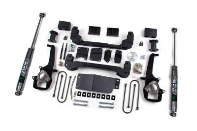 Zone Offroad - Zone Offroad 6" Suspension Lift Kit Zone Nitro Shocks for RAM 1500 4WD ZOND4N
