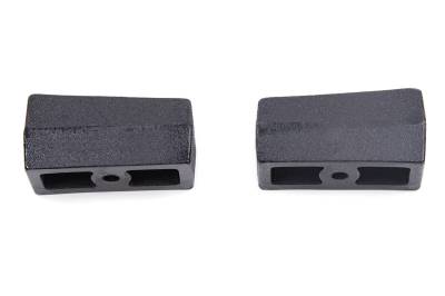 Zone Offroad - Zone Offroad 3" Rear Tapered Cast Iron Lift Blocks Pair ZONU3032