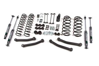 Zone Offroad - Zone Offroad 4" Suspension Lift Kit Zone Nitro Shocks for Wrangler TJ ZONJ10N