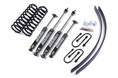 Zone Offroad - Zone Offroad 3" Suspension Lift Kit Zone Nitro Shocks for Cherokee XJ ZONJ7N