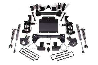 Zone Offroad - Zone Offroad ZONC43F 5" Fox Lift Kit for Silverado/Sierra 2500HD
