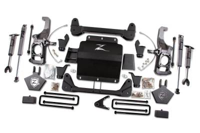 Zone Offroad - Zone Offroad ZONC13F 5" Suspension Lift Kit FOX Shocks Silverado/Sierra HD