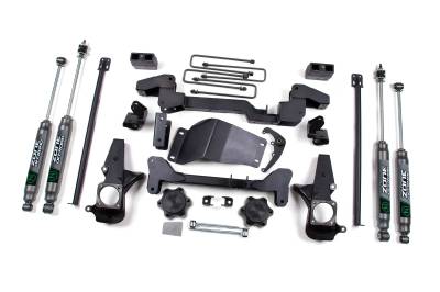 Zone Offroad - Zone Offroad ZONC4F 6" Suspension Lift Kit w/Shocks for 01-10 Silverado/SierraHD