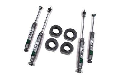 Zone Offroad - Zone Offroad 2" Suspension Lift Kit w/o Shocks for Grand Cherokee ZJ ZONJ19