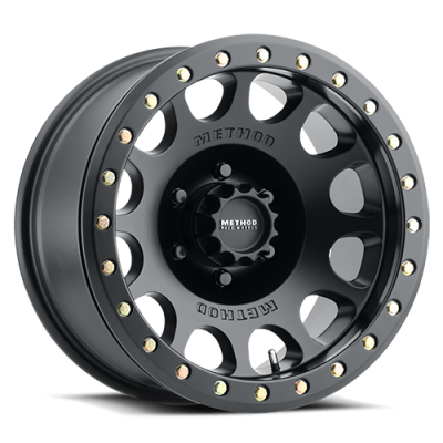 Method Race Wheels - Method Race Wheels MR105 Beadlock 17x8.5 6x5.5 0mm Matte Black MR10578560500B