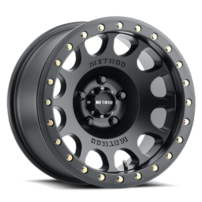 Method Race Wheels - Method Race Wheels MR105 Beadlock 17x9 5x4.5 -38mm Matte Black MR10579012538B