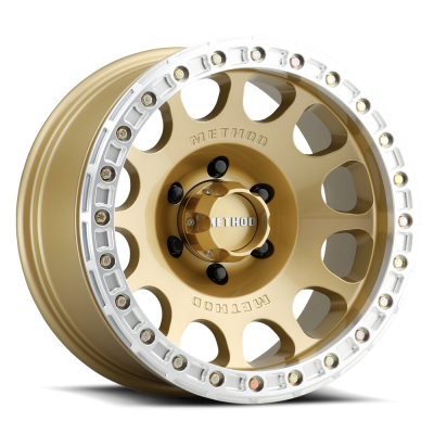 Method Race Wheels - Method Race Wheels MR105 Beadlock 17x9 5x5.0 -38mm Gold MR10579050138B