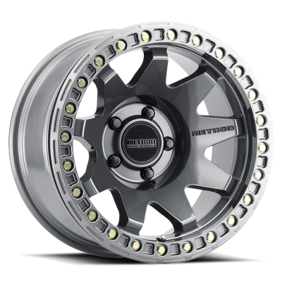 Method Race Wheels - Method Race Wheels MR108 17x9 5x5.0 -44mm Gloss Titanium MR10879050844B