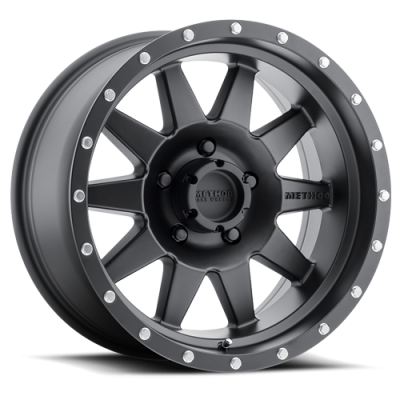 Method Race Wheels - Method Race Wheels MR301 Standard 16x8 5x4.5 0mm Matte Black MR30168012500