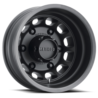 Method Race Wheels - Method Race Wheels MR901 Dually 16x6 6x180 -134mm Matte Black MR901660685134N