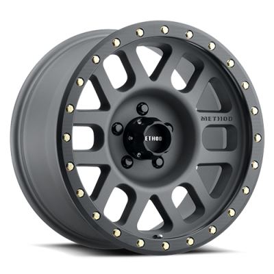 Method Race Wheels - Method Race Wheels MR309 Grid 17x8.5 5x5.0 0mm Titanium/Black MR30978550800