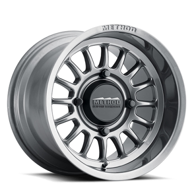Method Race Wheels - Method Race Wheels MR41157046843 MR411 Bead Grip 15x7 4x156 13mm Gloss Titanium
