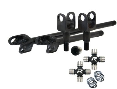 Revolution Gear and Axle - Revolution Gear DC-D44-JK-HD Chromoly Front Axle Kit HD U-Joints for 07-18 JK