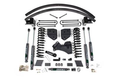 Zone Offroad - Zone Offroad ZONF111F FOX 6"-3" Rear Block Lift Kit for 17-19 Ford F250/F350 SD