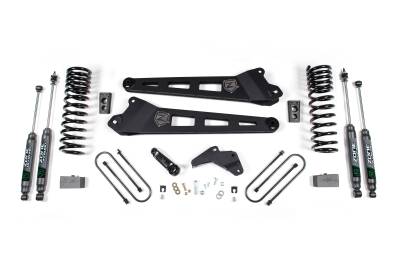 Zone Offroad - Zone Offroad ZOND65F 4" FR/RR FOX Radius Arm Lift Kit for 13-14 RAM 3500 Gas