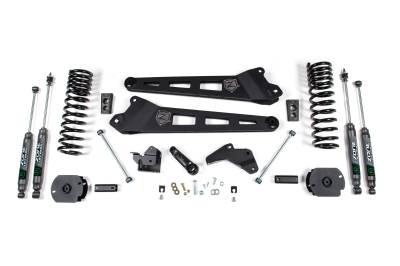 Zone Offroad - Zone Offroad ZOND63F 4" FR/RR FOX Radius Arm Lift Kit for 14-18 RAM 2500 Gas