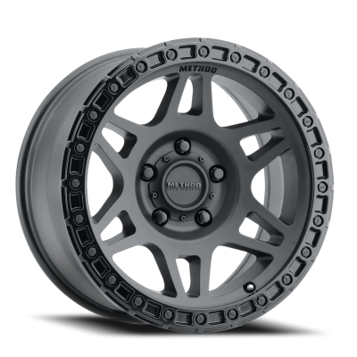 Method Race Wheels - Method Race Wheels MR312 17x9 5x5.0 -12mm Matte Black/Black MR312790501012N