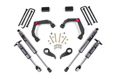 Zone Offroad - Zone Offroad ZONC37F 3" UCA Lift Kit w/FOX w/o Overloads 11-19 2500HD/3500HD