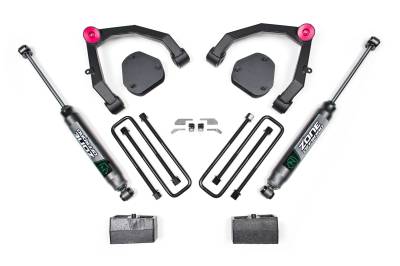 Zone Offroad - Zone Offroad ZONC30F 3.5" Lift Kit w/FOX UCA Shocks for 07-13 Chevy 1500 2WD