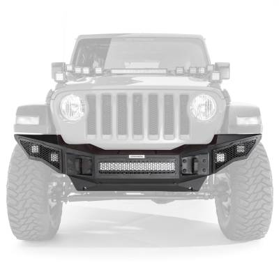 Go Rhino - Go Rhino 331200T Rockline Full Width Front Winch Bumper for 07-25 Jeep JL/JK/JT
