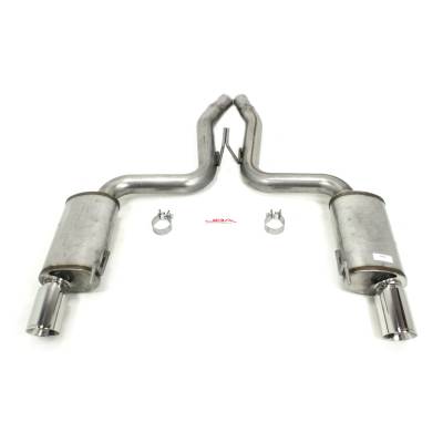 JBA Racing Headers - JBA Headers 40-2686 Split Rear 3" Axle-Back Exhaust System for 15-17 Mustang
