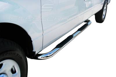 Steelcraft - Steelcraft 213707 3" Stainless Step Bars for 09-14 Ford F150 Super Cab