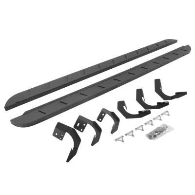 Go Rhino - Go Rhino 63420687ST RB10 Slim Line Running Boards w/Mounting Brackets Kit