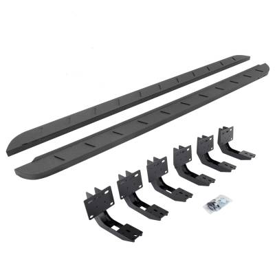 Go Rhino - Go Rhino 63430687ST RB10 Slim Boards w/Mount Kit for 19-24 RAM 1500 Crew Cab