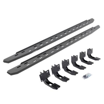 Go Rhino - Go Rhino 69630687SPC RB30 Slim Running Boards w/Brackets for 19-25 RAM 1500 Crew