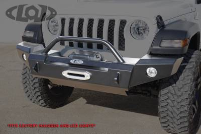 LoD Offroad - LoD Offroad JFB1853 Signature Full Width Front Bumper w/BB for Jeep JL/JT