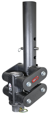 GEN-Y Hitch - GEN-Y GH-7082HD Snaplatch 2.5" Offset 4" Rnd Gooseneck 2-5/16" Coupler Std Hght
