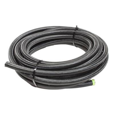 Snow Performance - Snow Performance SNF-60830B 8AN Braided Stainless PTFE Hose Black 30'