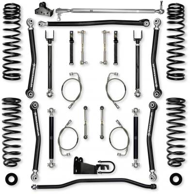 Rock Krawler - Rock Krawler JK45XF-2 4.5" X-Factor Mid-Arm Lift Kit for 07-18 Jeep JK 2DR