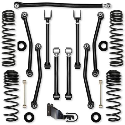 Rock Krawler - Rock Krawler JL25UA-4XE 2.5" Ultimate Adventure Lift Kit for 18+ Jeep JL 4DR 4XE