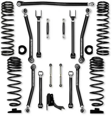 Rock Krawler - Rock Krawler JT30OXNL 3" Overland X No Limits Lift Kit for Jeep Gladiator JT Gas