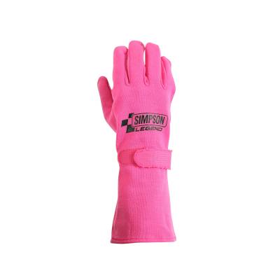 Simpson Safety - Simpson Racing LGPMD Legend SFI-1 Racing Gloves Medium Pink Nomex SFI 3.3/1