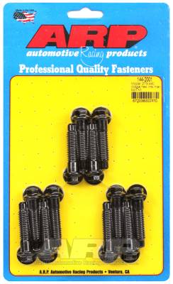 ARP Auto Racing - ARP 144-2001 Intake Manifold Bolt Kit Hex Head Uses 3/8 Socket Black Oxide