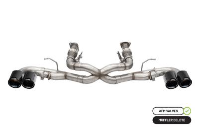 Corsa Performance - Corsa Performance 21102CFBLK Xtreme Cat-Back Exhaust System for 20-23 Corvette